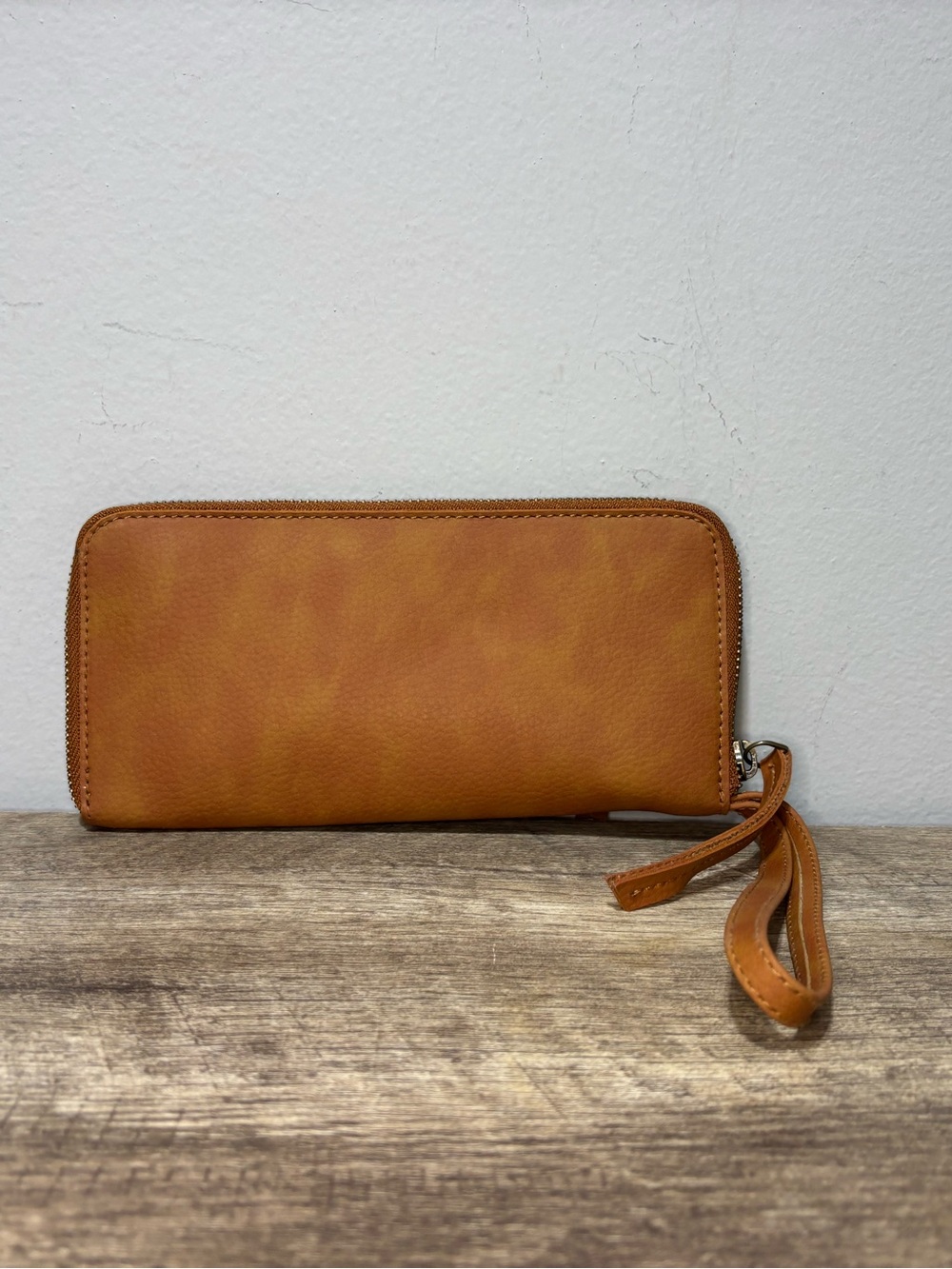 Free People Distressed Vegan Leather Wallet - Picture 5 of 12